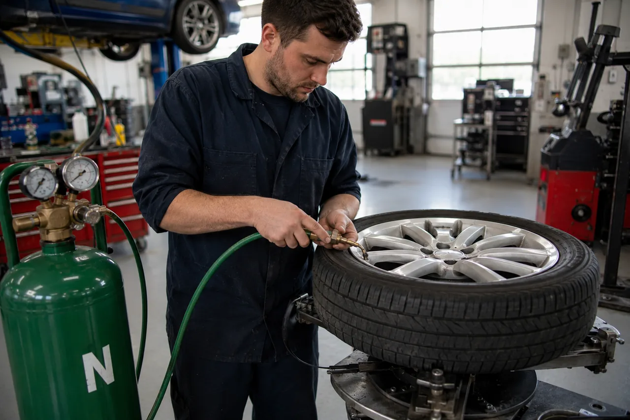 Nitrogen Tire Inflation at Big O Tires Maple Ridge