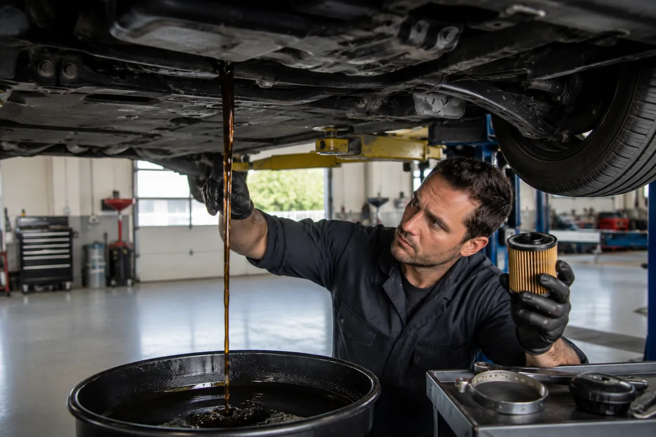 Lube, oil and filter service at Big O Tires Maple Ridge